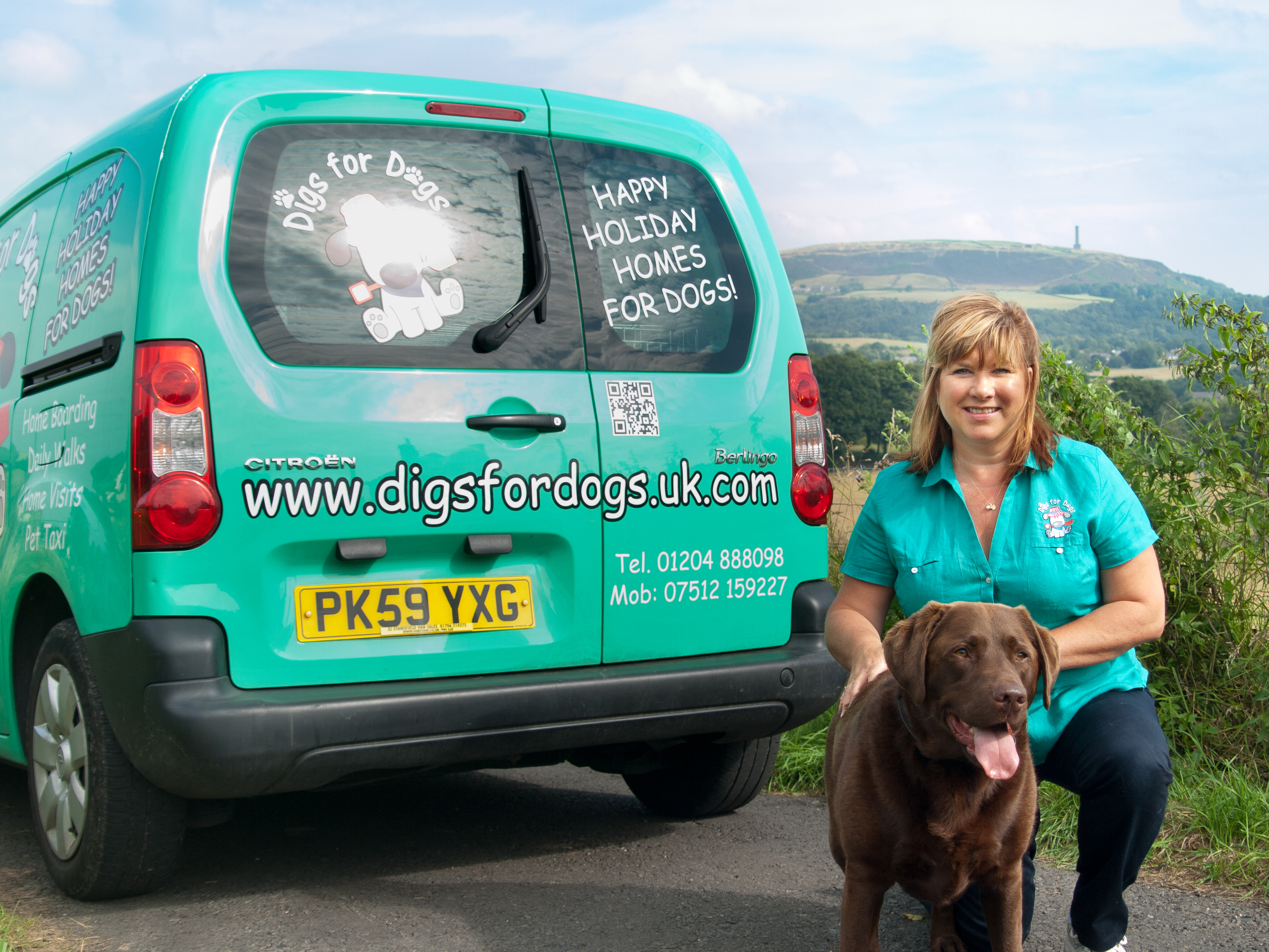 Debbie Digs for Dogs with Jaffa