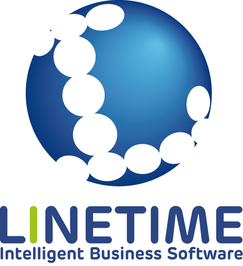 LINETIME LOGO GREEN - INTELLIGENT BUSINESS SOFTWARE SQUARE