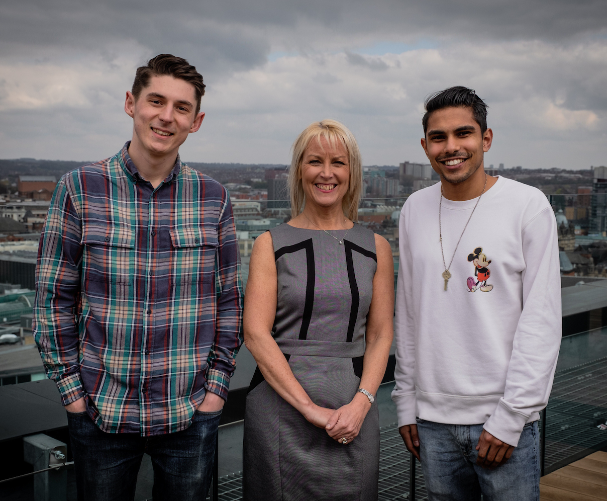 Jake Fox co-founder at WeTennis, Julie Micklethwaite investment manager at BEF and Cameron Almas co-founder WeTennis copy 2
