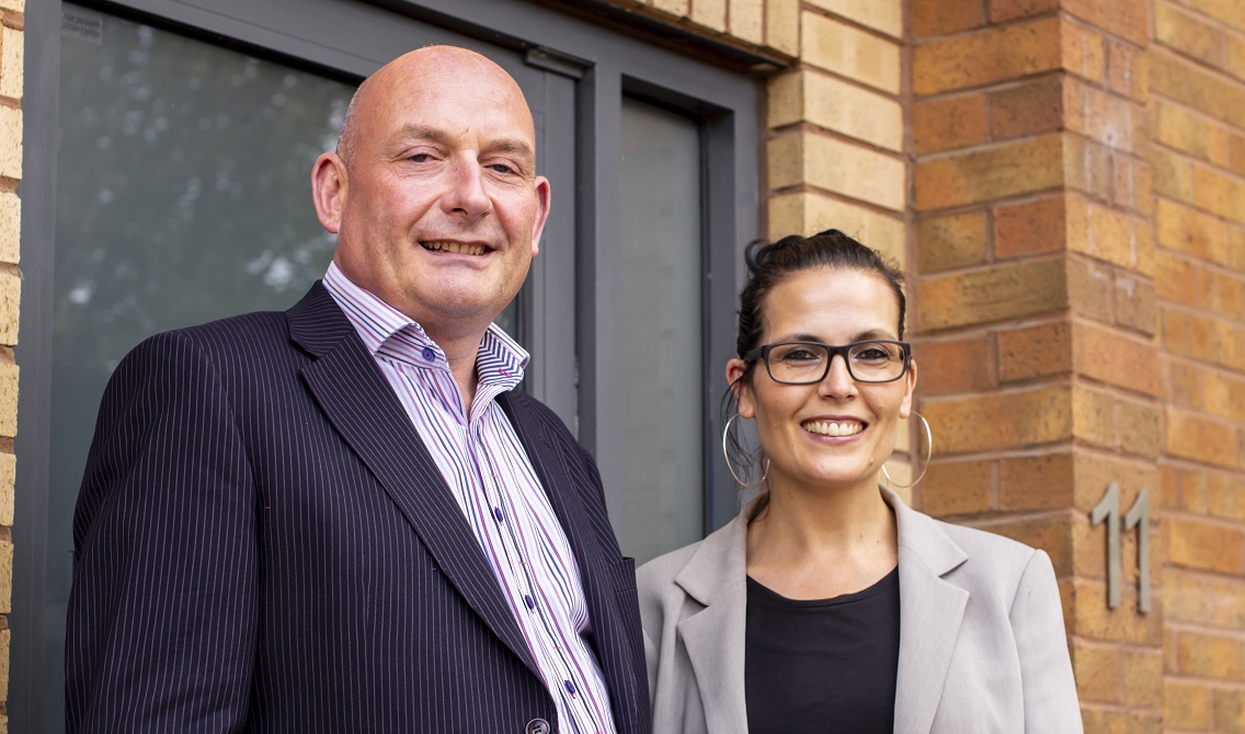 L-R Simon Cocking and Charlotte Kelso 2