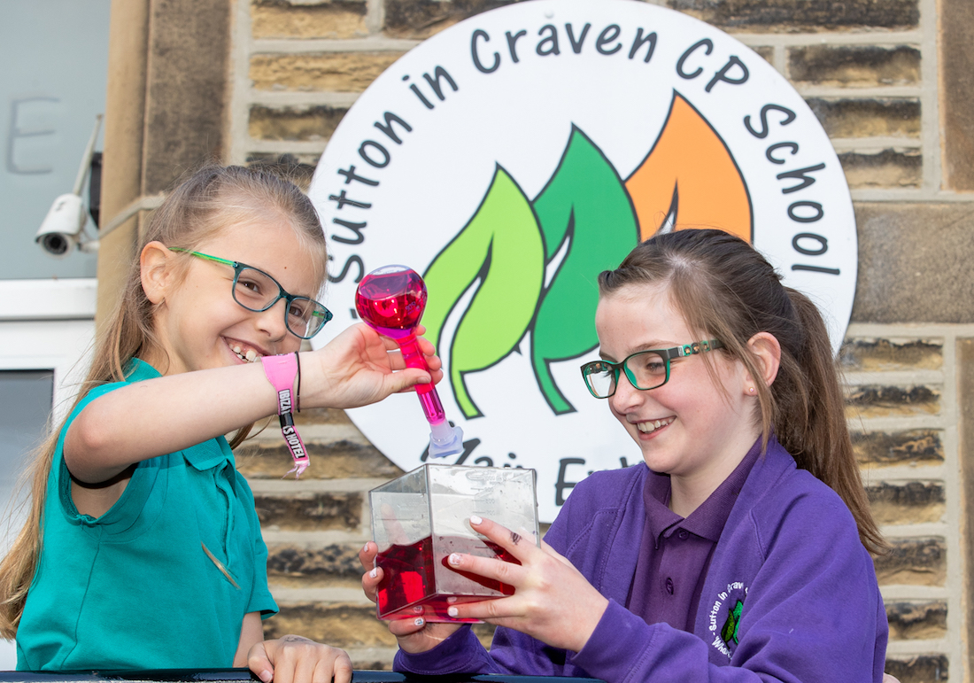 Pupils from Sutton-in-Craven Community Primary School[4]