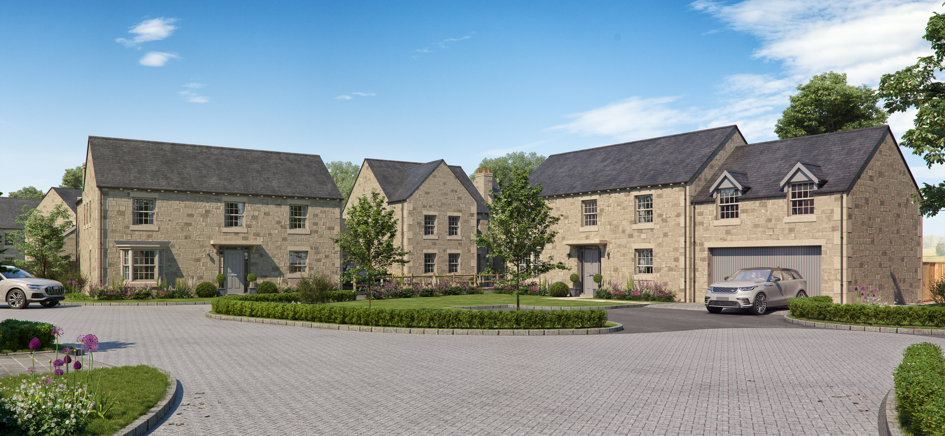Newby's West House Gardens development in Birstwith
