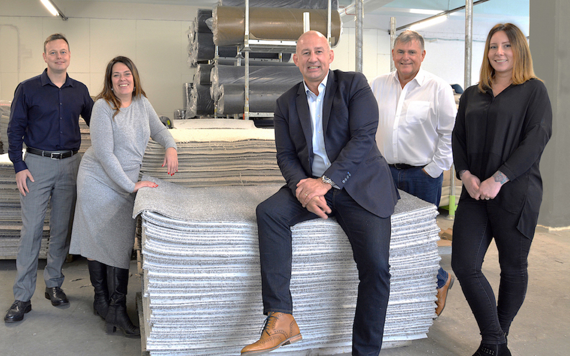 Melrose Interiors team (l-r) Matt Johnston, Helen Jackson, managing director Andy Murphy, Kevin Davey and Sue Jaques copy