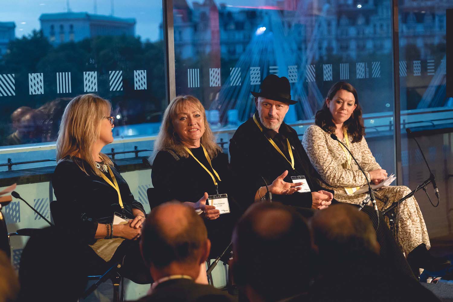 Panel Q&A at Bradford Champions Modern British Culture (l-r) Kersten England, Mary Dowson, Tom Bloxham and Sophie Jones copy