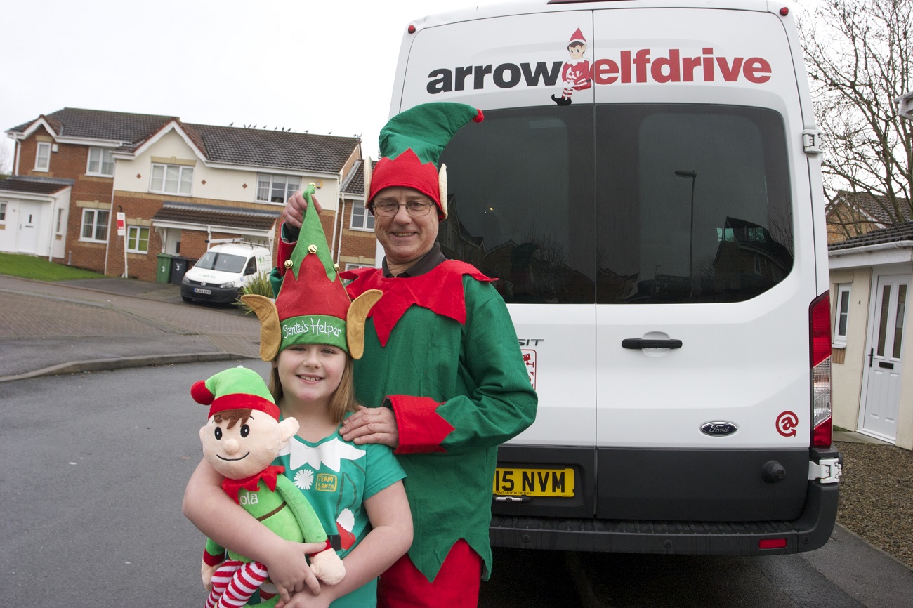 Lola with elf