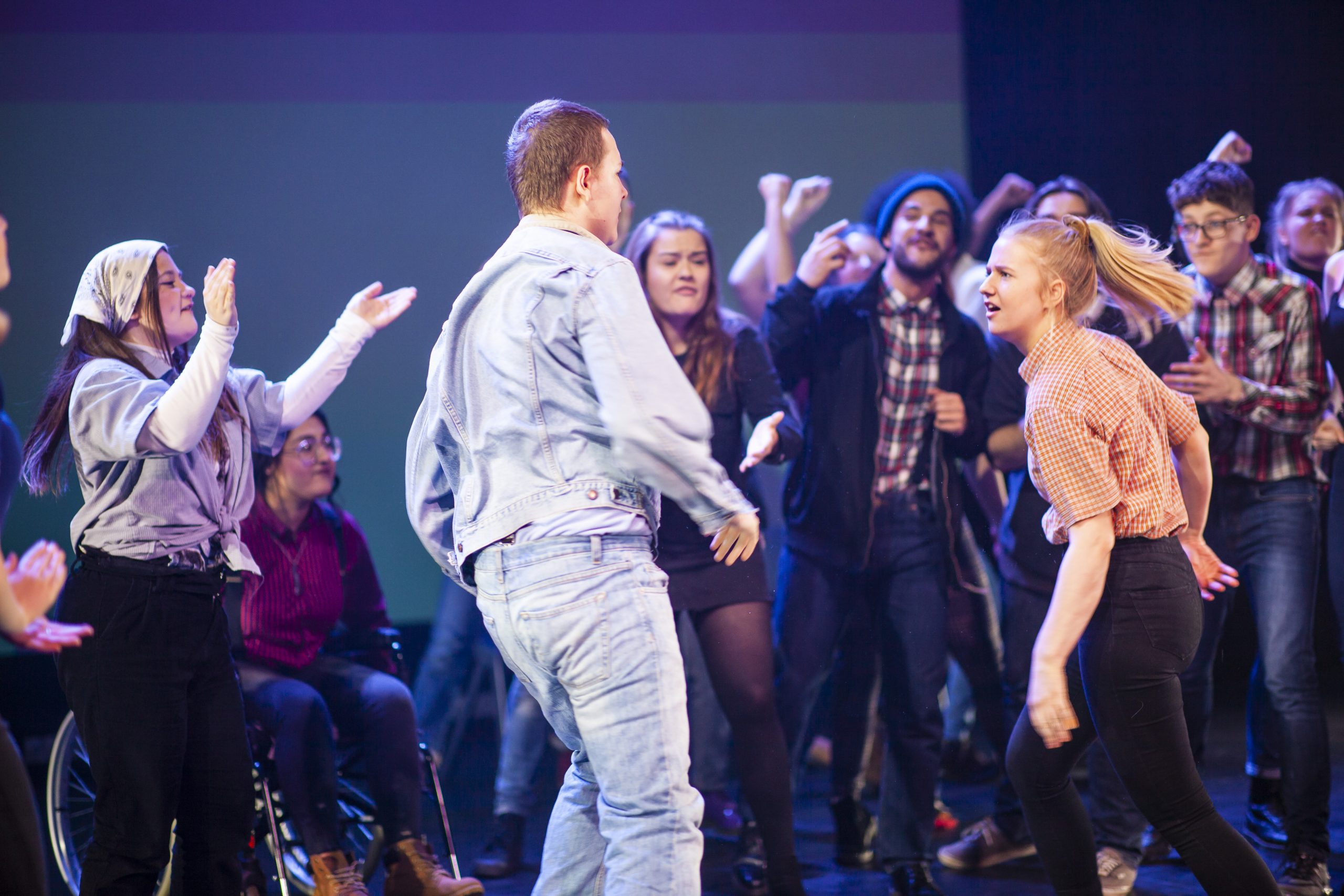 3 Performing Arts students at Leeds City College