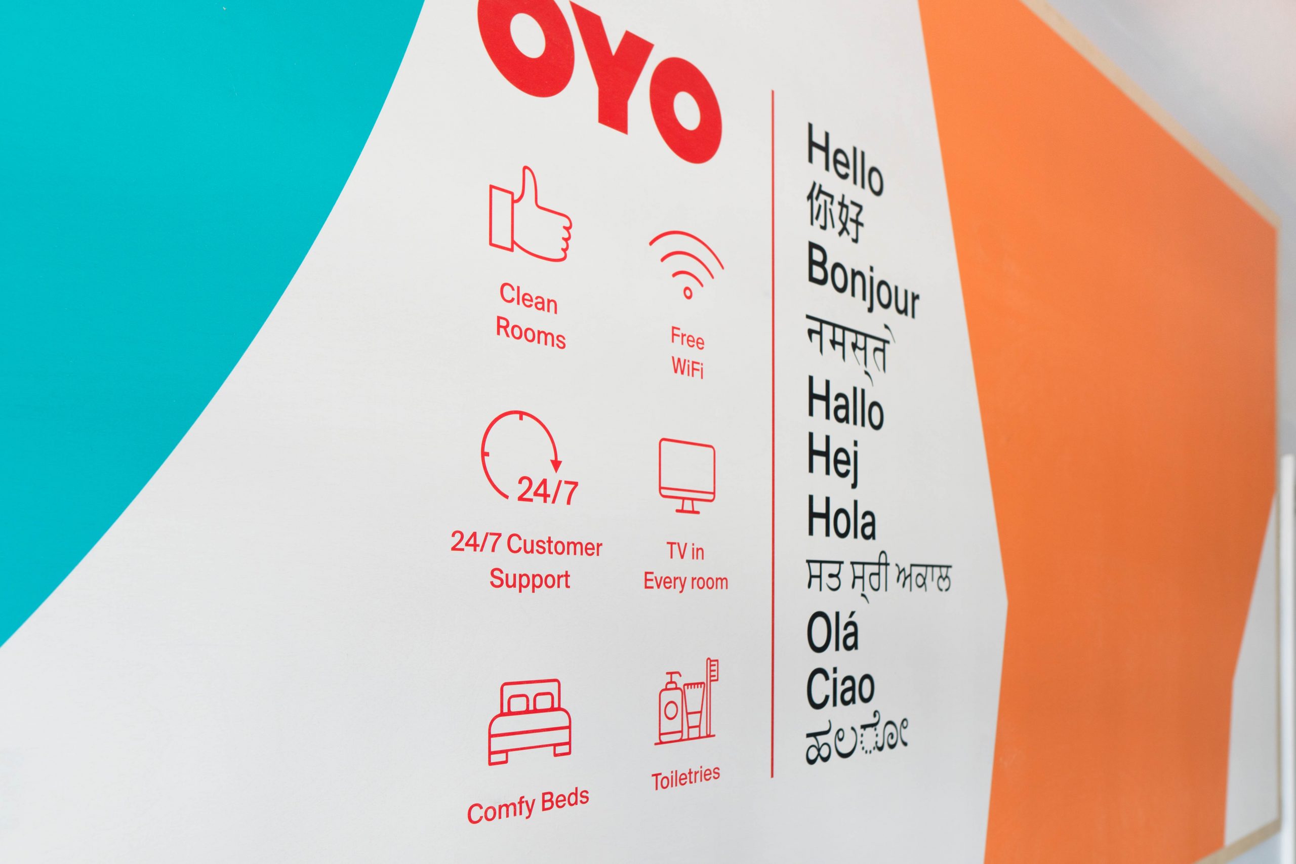 OYO Welcome Sign