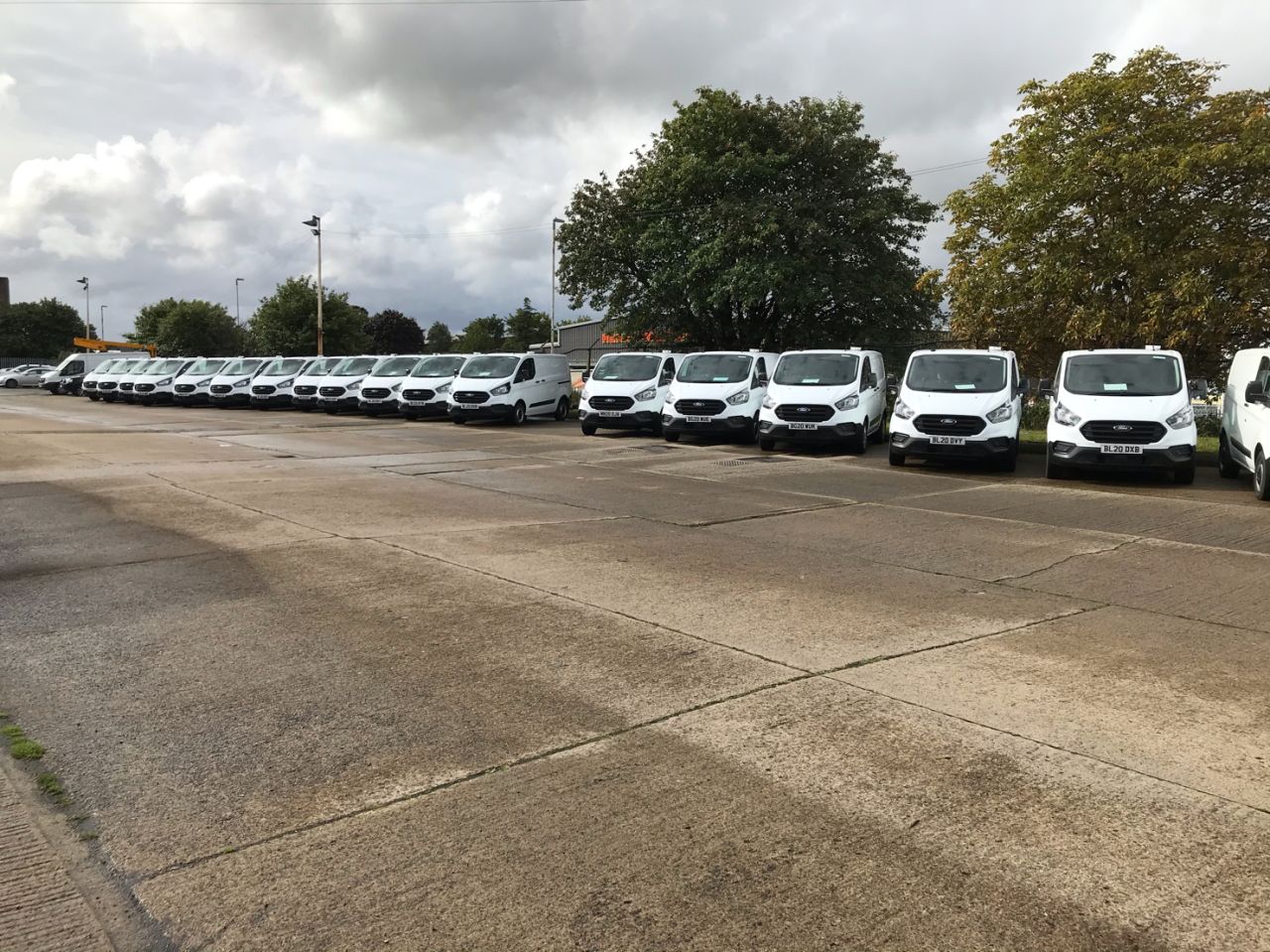 Blue Square Utilities - fleet of vans-0100f411
