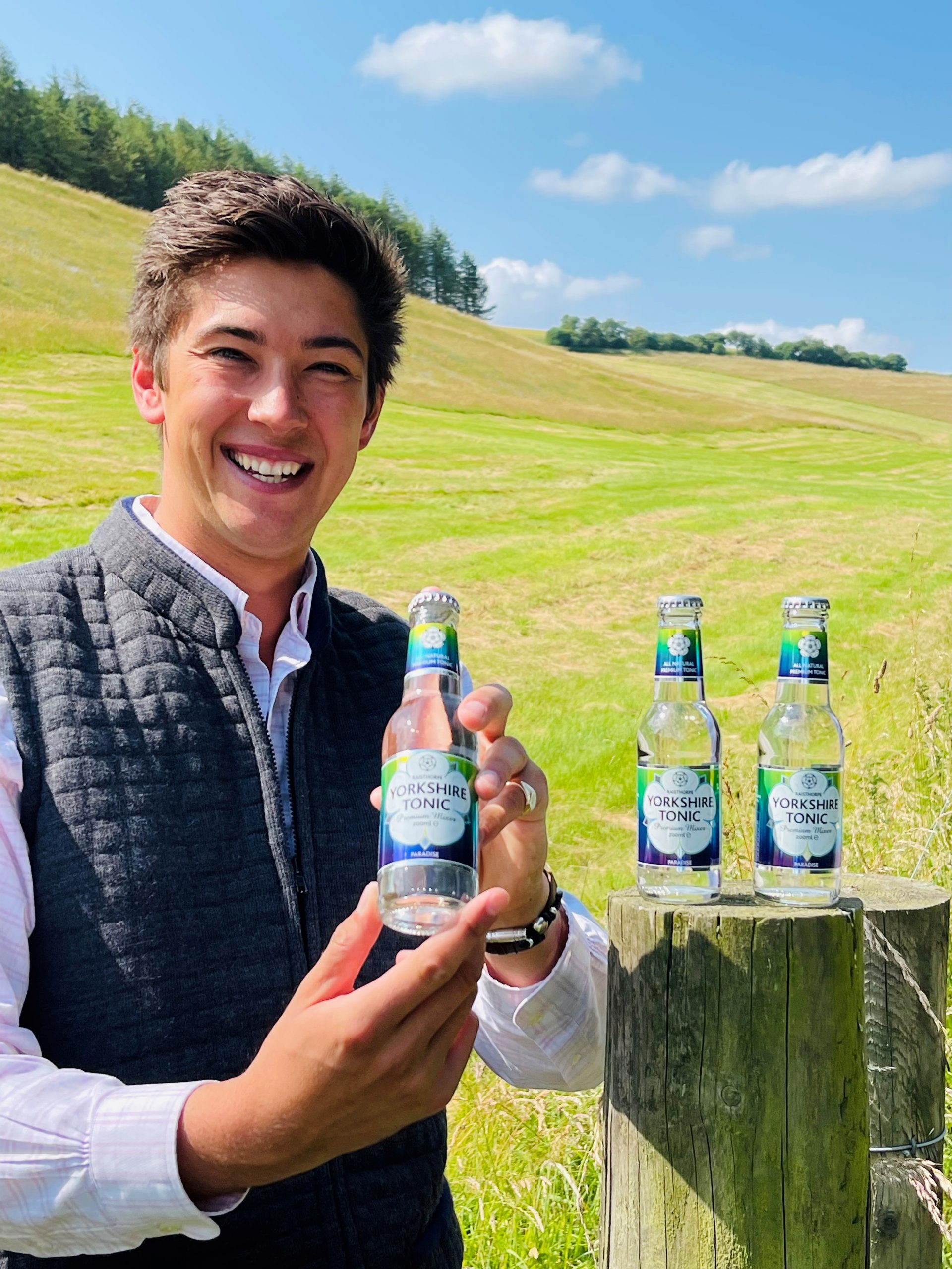 Oliver Medforth of Yorkshire Tonics in Paradise with the new Paradise Tonic-7745478e