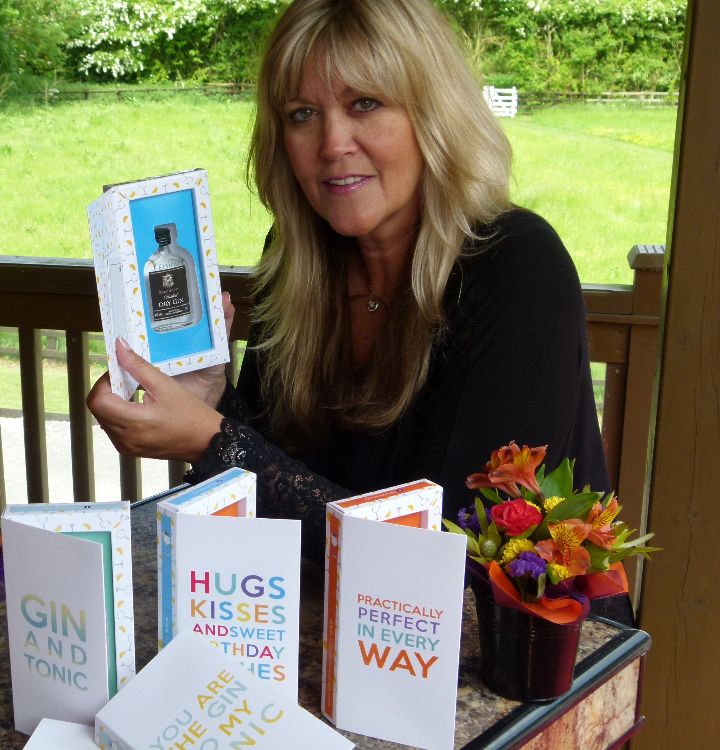Julia Medforth of Raisthorpe Manor Fine Food with her new Tipsy Cards (2)-0a55cb4c
