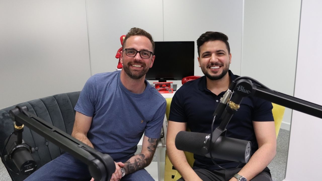 Rik Courtney (Left) & Sheffield franchise partner, Mazen Musaeed (left)