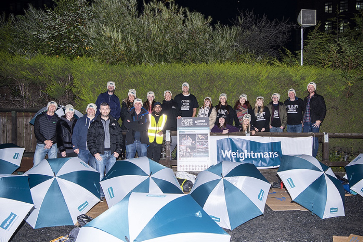 Weightmans at Simon on the Streets big sleep out 2019 1-d7c9c102