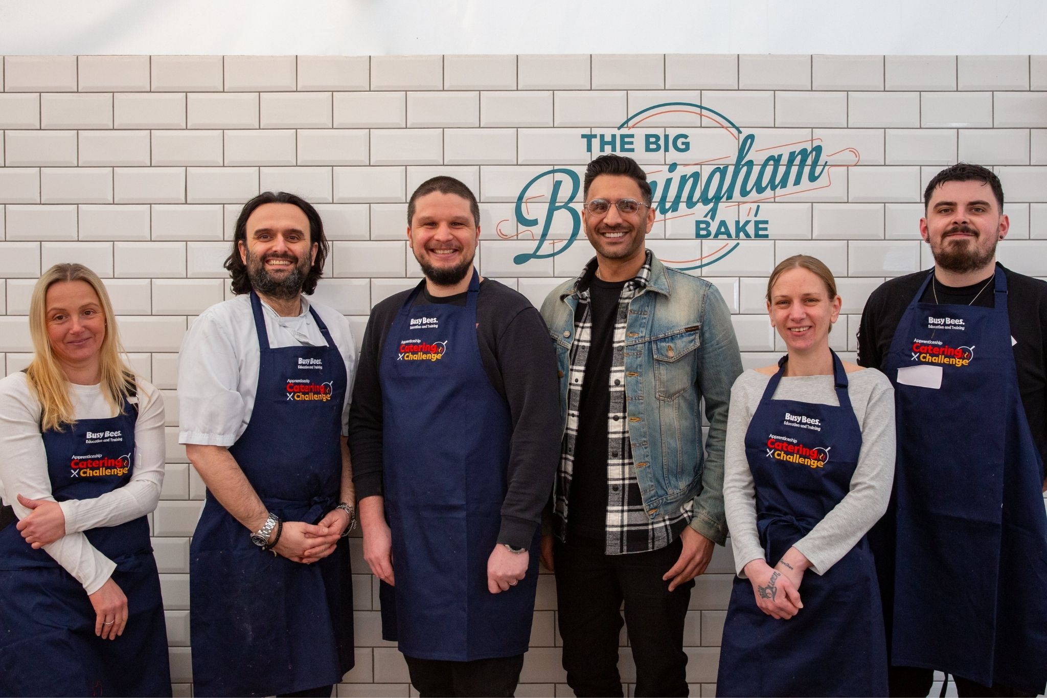 Catering Cook Off contestants and Great British Bake Off contestant Chigs Pamir