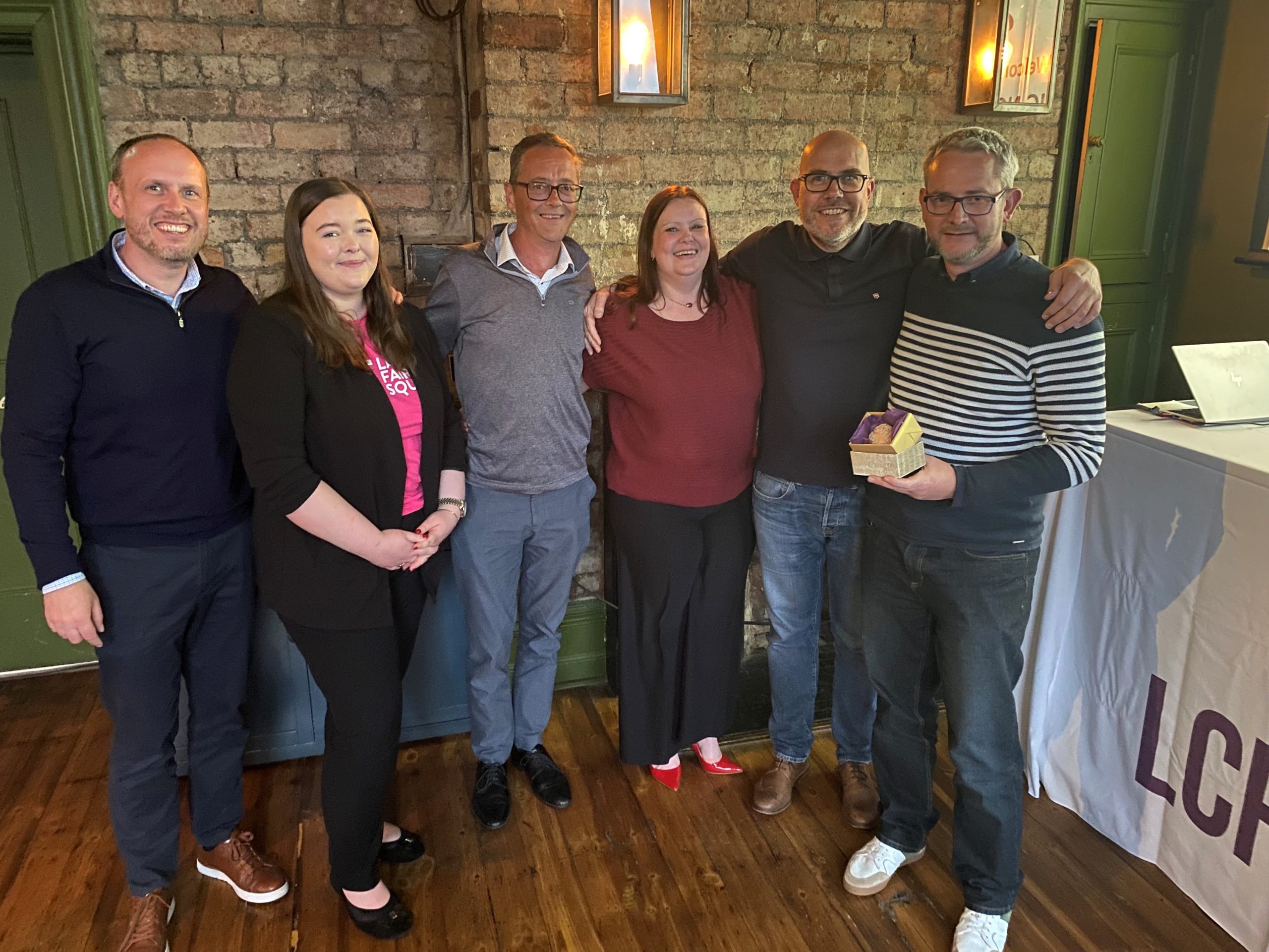The Big Quiz winning team.