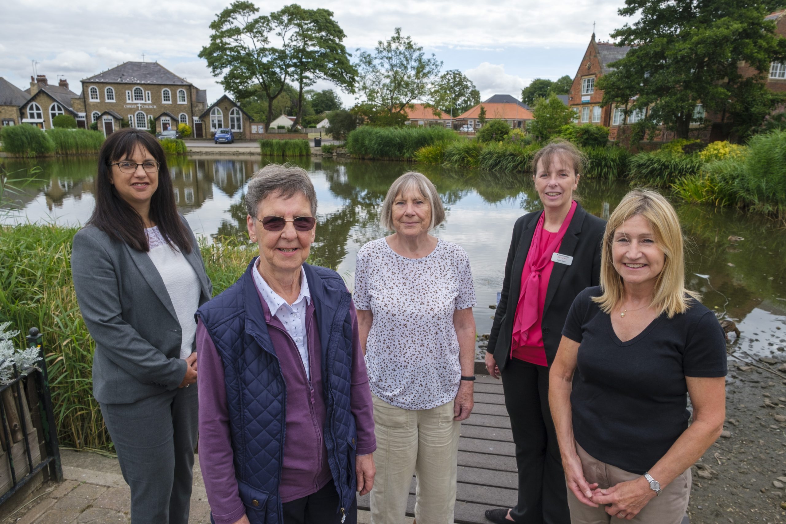 L-R Gemma Tuff , Marion Escreet, Barbara Power , Joanne Harris , and Janice Baldwin-64dcd8aa