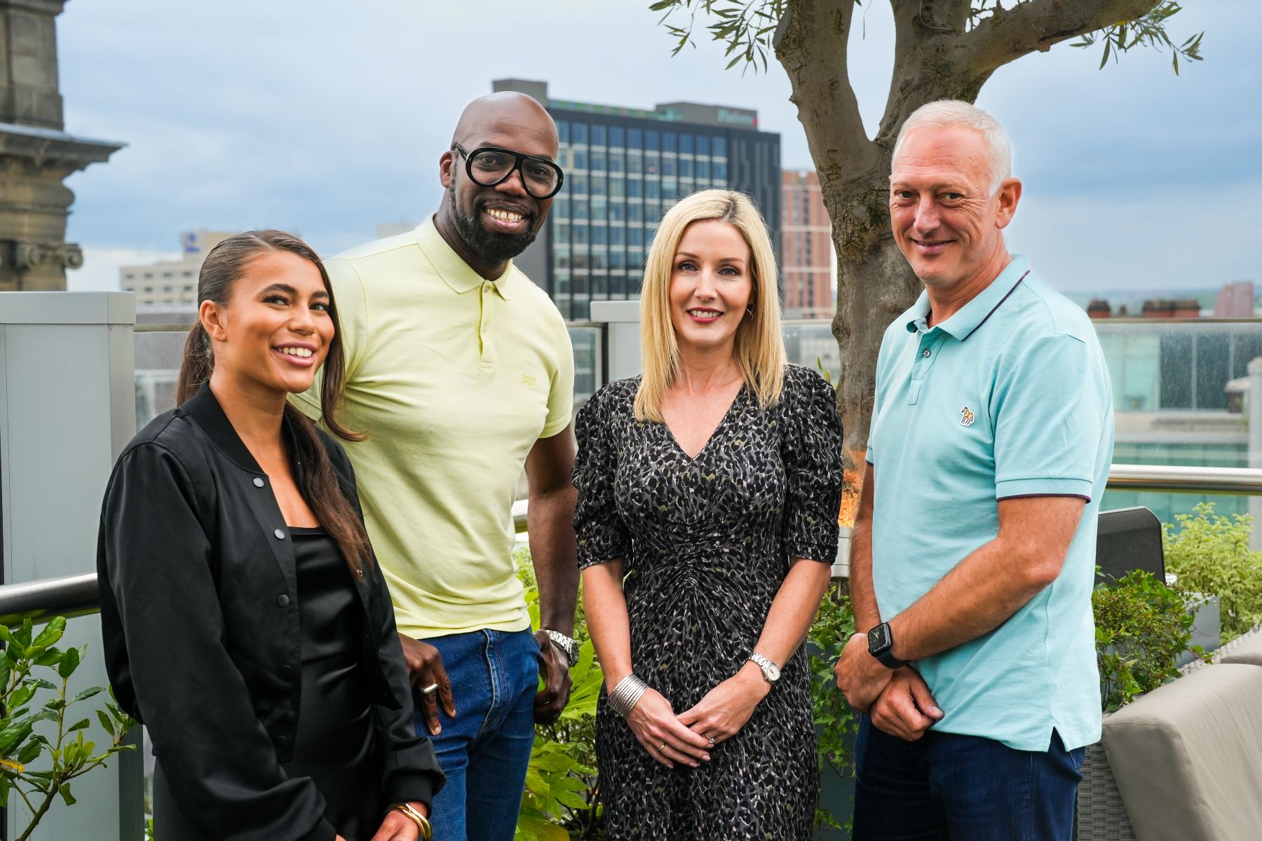 Left to right - Rae Evans, Cleveland Henry, Rachel McElroy and Matt Ward_