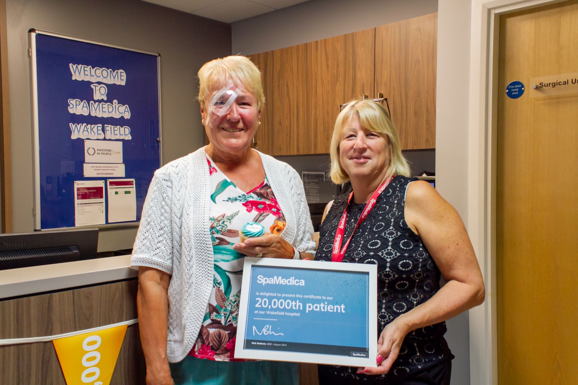 Carol Eastwood - 20000th Patient - Wakefield 02 (002)