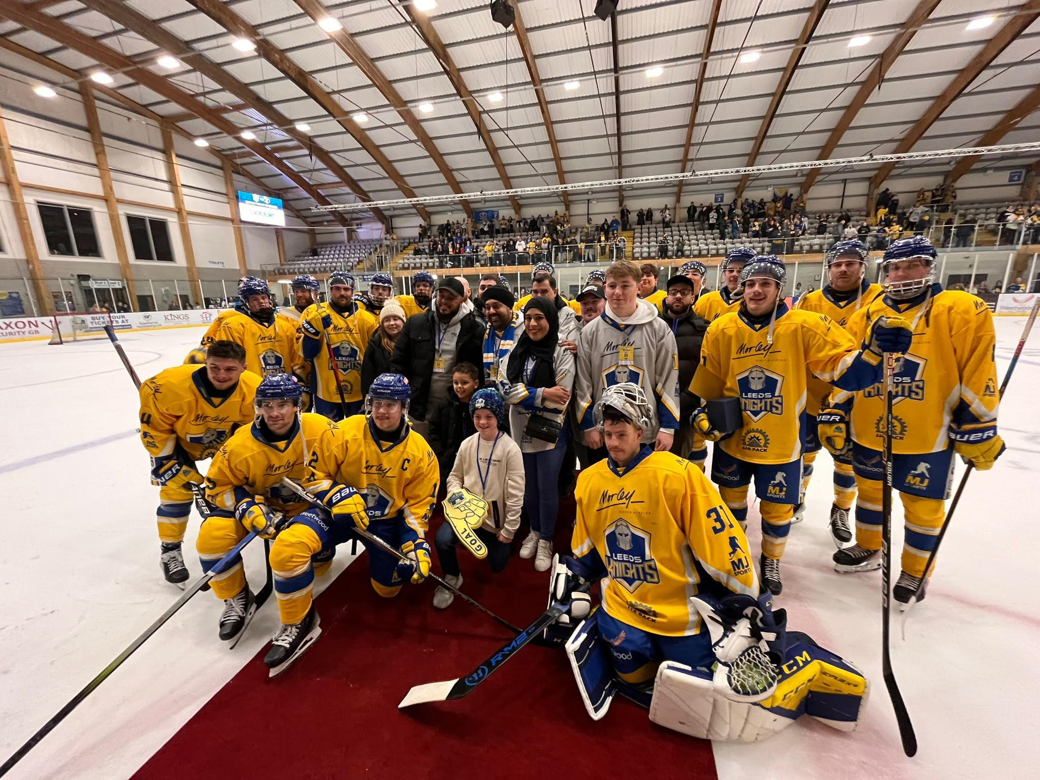 Bobble Digital and the Leeds Knights Ice Hockey team