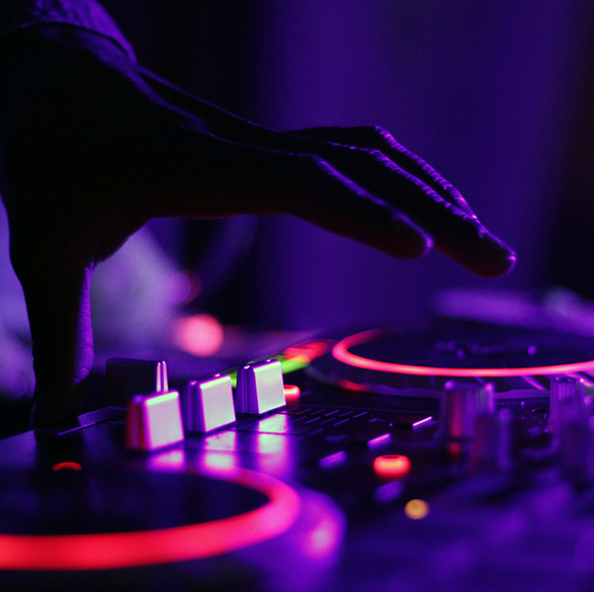 DJ decks - small square