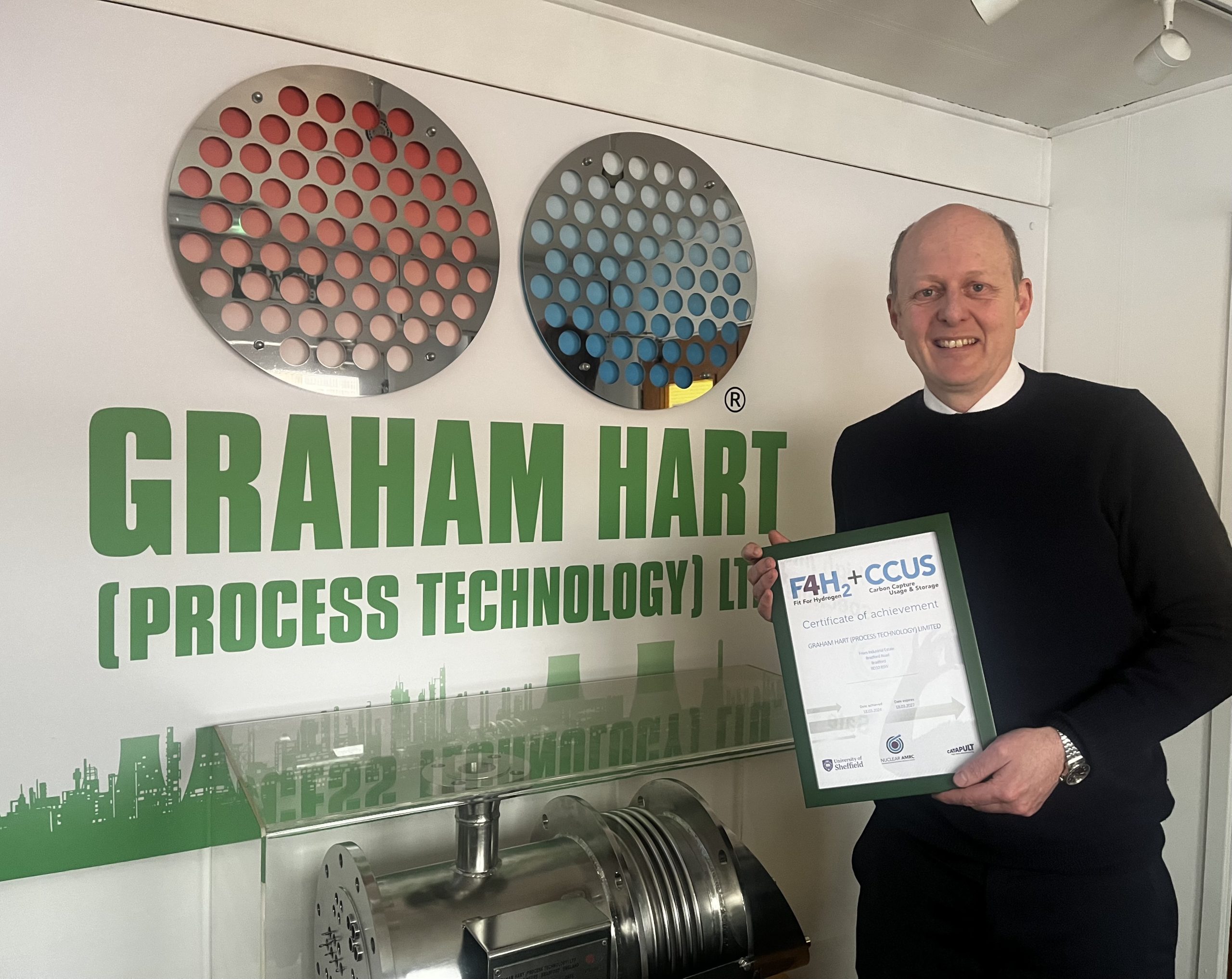 Chris Hart MD with Certificate