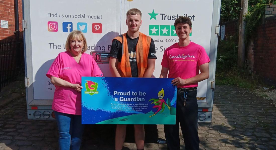 L to R - Kay Walker, House Keeper, Kyle Harrison, Warehouse Operative and Frank Lamb, Facilities Officer