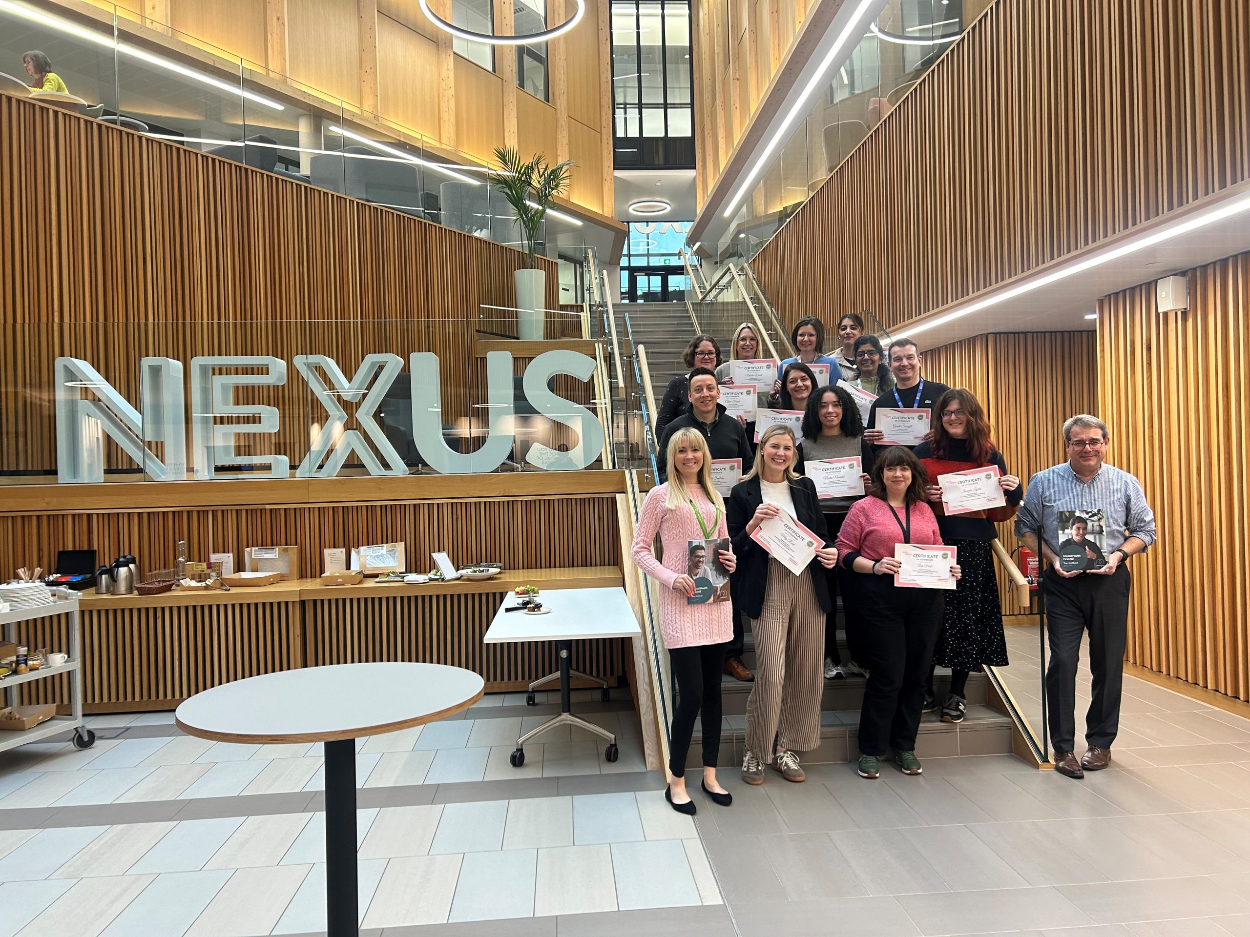 Nexus team completes MHFA training by HelloHope